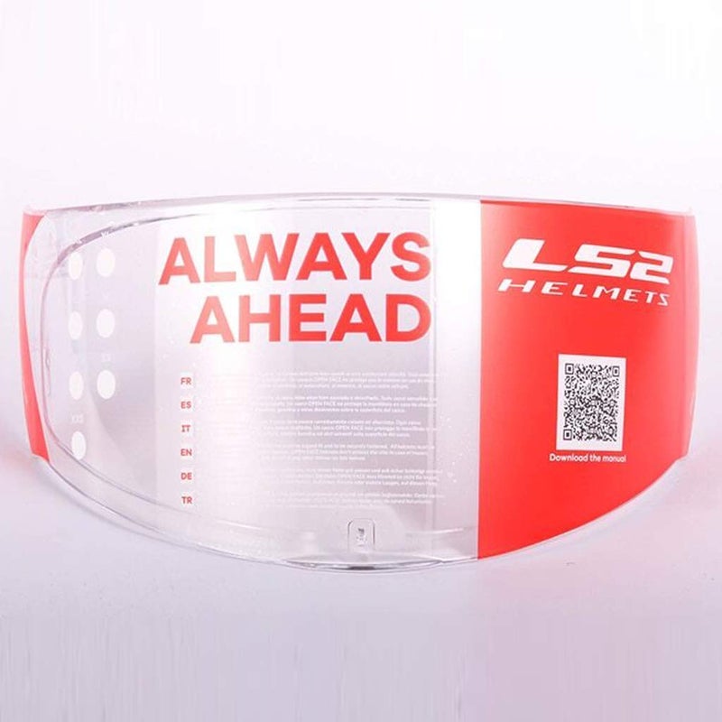 LS2 HELMETS خوذة LS2 مضادة للخدش FF320 / FF328 / FF353 دراجة نارية درع وجه شفاف - Image 2